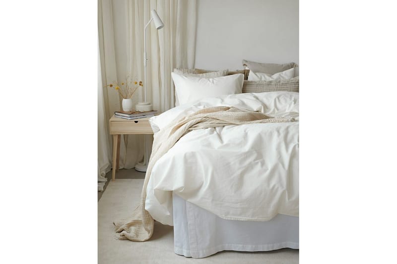 Dynetrekksett Dobbeltseng 3-Dels Humble - Hvit - Tekstiler - Sengetøy - Sengetøysett & dynetrekksett