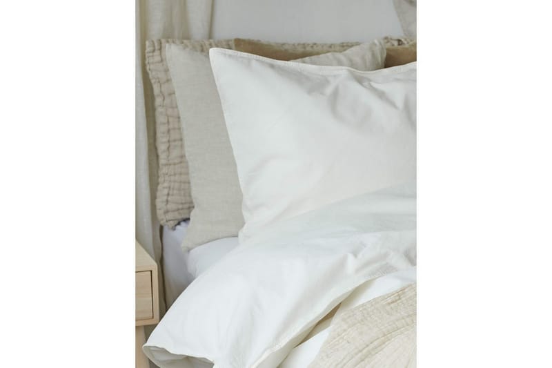 Dynetrekksett Dobbeltseng 3-Dels Humble - Hvit - Tekstiler - Sengetøy - Sengetøysett & dynetrekksett