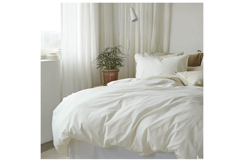 Dynetrekksett Dobbeltseng 3-Dels Humble - Hvit - Tekstiler - Sengetøy - Sengetøysett & dynetrekksett