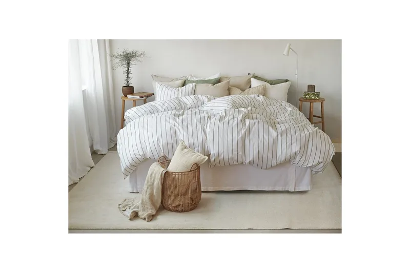 Dynetrekksett Dobbeltseng 3-Dels Saga - Grønn - Tekstiler - Sengetøy - Sengetøysett & dynetrekksett