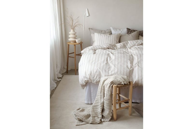 Dynetrekksett Dobbeltseng 3-Dels Saga - Lin - Tekstiler - Sengetøy - Sengetøysett & dynetrekksett