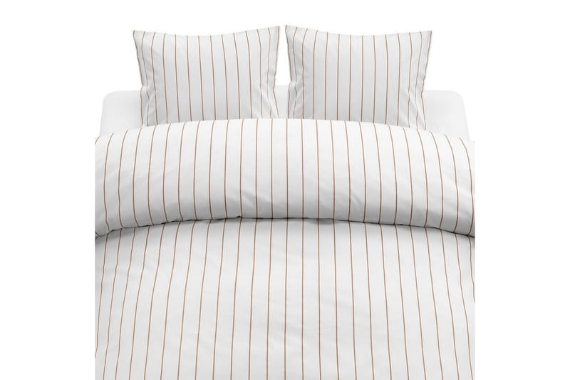 Dynetrekksett Dobbeltseng 3-Dels Saga - Oransje - Tekstiler - Sengetøy - Sengetøysett & dynetrekksett