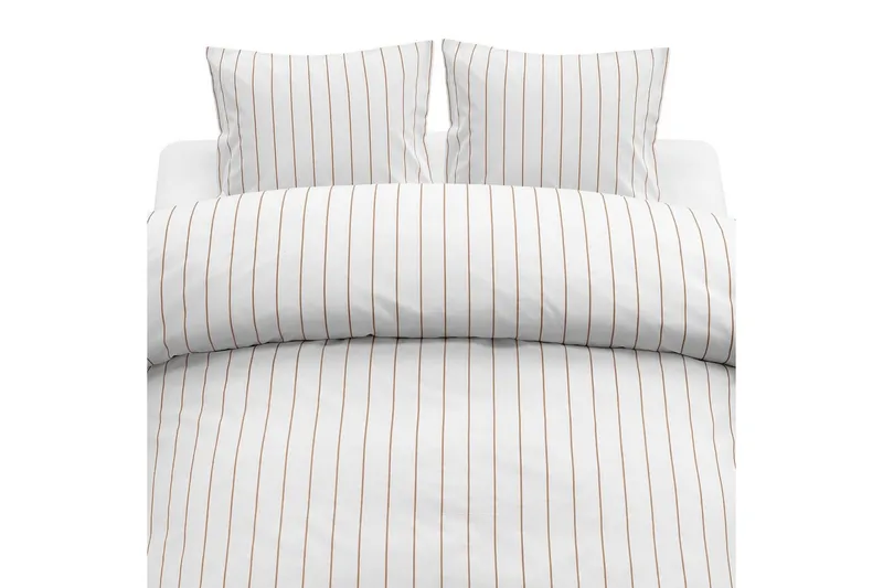 Dynetrekksett Dobbeltseng 3-Dels Saga, Oransje