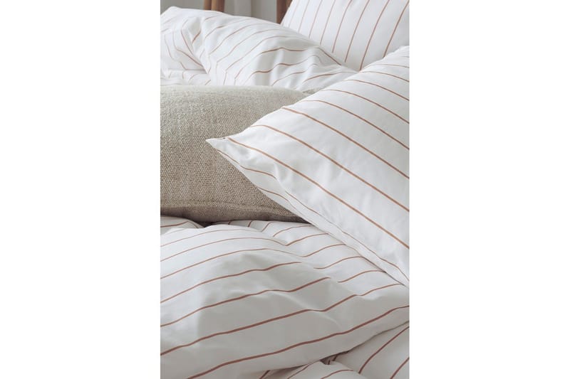 Dynetrekksett Dobbeltseng 3-Dels Saga - Oransje - Tekstiler - Sengetøy - Sengetøysett & dynetrekksett