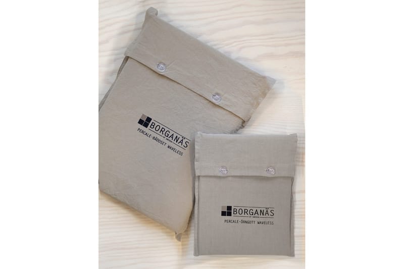 Dynetrekksett Dobbeltseng 3-Dels Percale - Sand - Tekstiler - Sengetøy - Sengetøysett & dynetrekksett