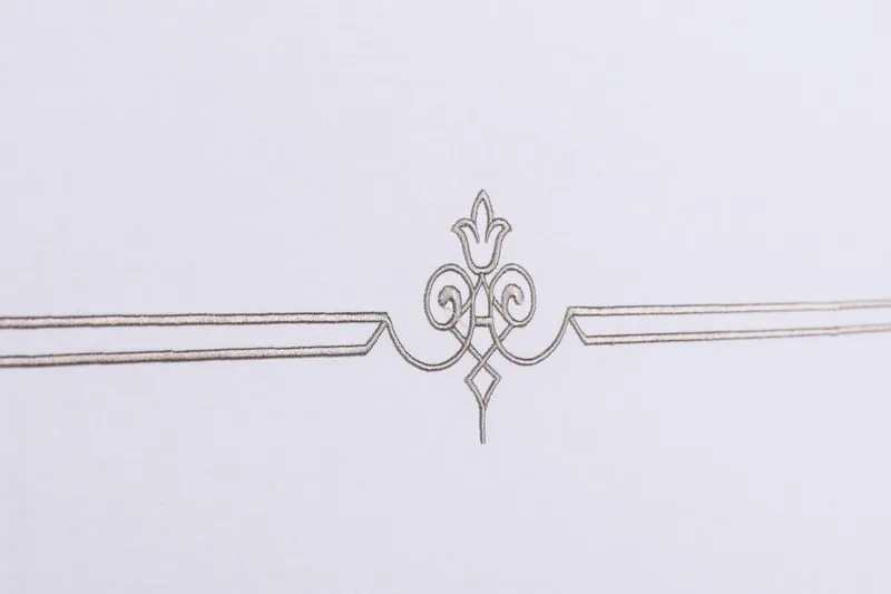 Cotton Box Sengetøy Dobbelt 6-deler Satin - Hvit/Grå - Tekstiler - Sengetøy - Sengetøysett & dynetrekksett - Sengesett dobbeltseng