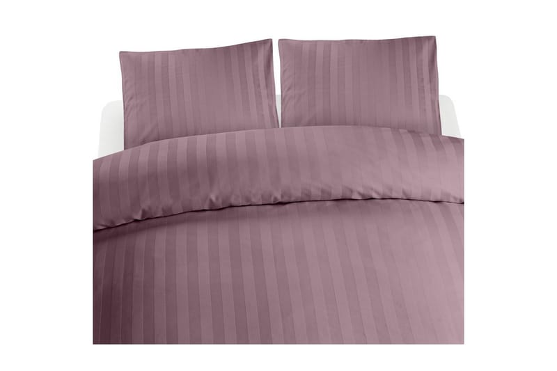 Dynetrekksett Dobbeltseng 3-Dels Sateng - Lilla - Tekstiler - Sengetøy - Sengetøysett & dynetrekksett - Sengesett dobbeltseng