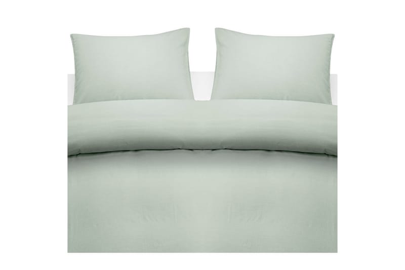 Dynetrekksett Dobbeltseng 3-dels vasket, Grønn