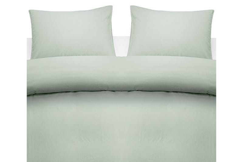 Dynetrekksett Dobbeltseng 3-dels vasket, Grønn