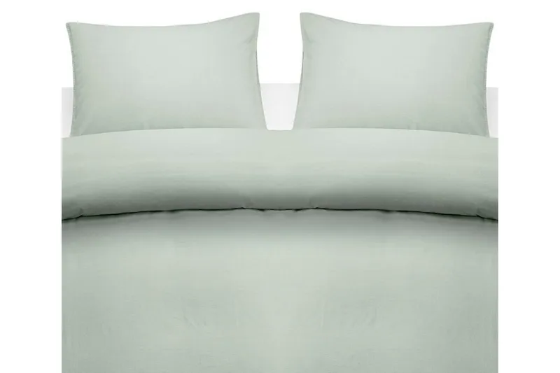 Dynetrekksett Dobbeltseng 3-dels vasket, Grønn