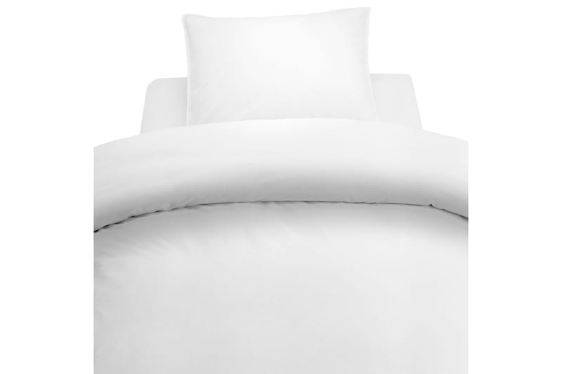 Dynetrekksett Dobbeltseng 3-dels vasket - Hvit - Tekstiler - Sengetøy - Sengetøysett & dynetrekksett - Sengesett dobbeltseng