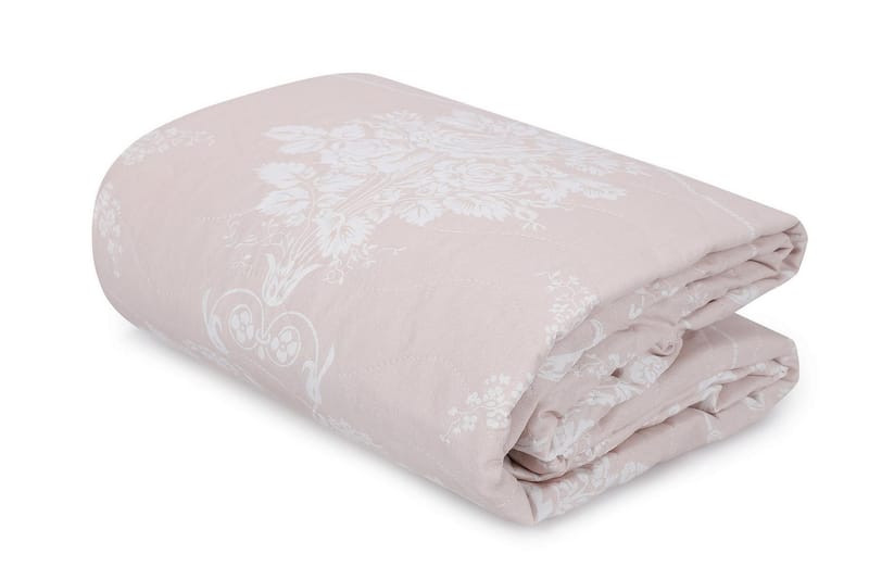 EnLora Home Sengeteppe Dobbelt 200x220+2 Putetrekk - Beige/Hvit - Tekstiler - Sengetøy - Sengetøysett & dynetrekksett - Sengesett dobbeltseng