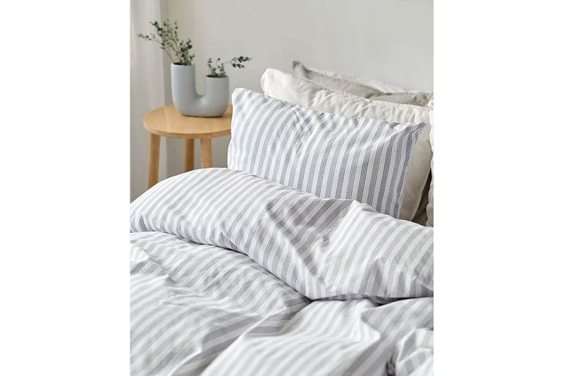 Dynetrekksett Enkeltseng 2-deler Mirjam - Blå - Tekstiler - Sengetøy - Sengetøysett & dynetrekksett