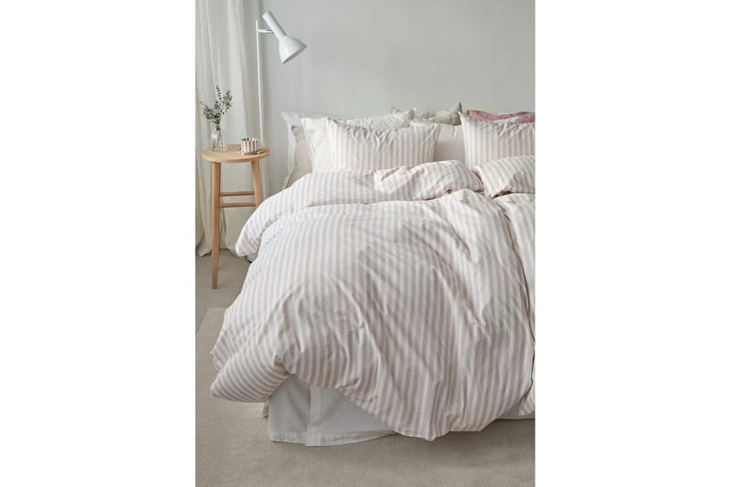 Dynetrekksett Enkeltseng 2-deler Mirjam - Rosa - Tekstiler - Sengetøy - Sengetøysett & dynetrekksett