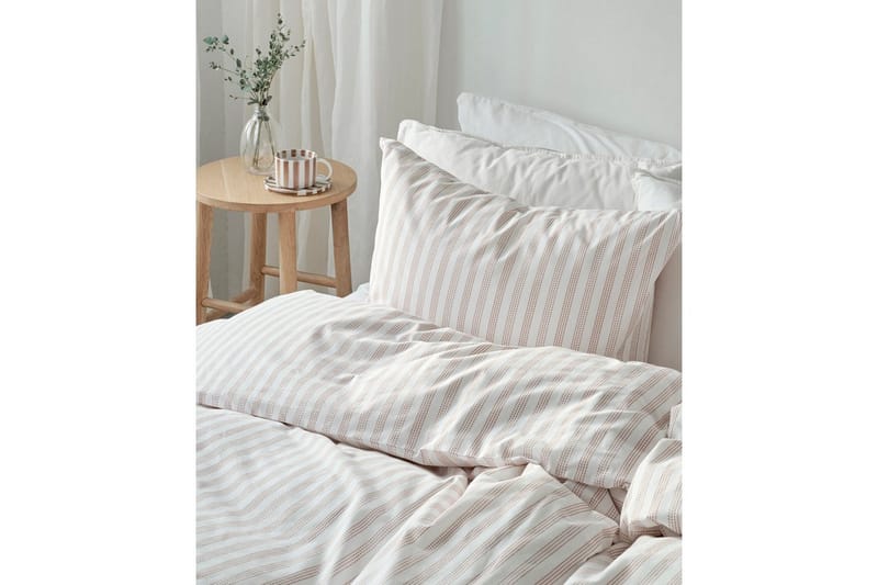 Dynetrekksett Enkeltseng 2-deler Mirjam - Rosa - Tekstiler - Sengetøy - Sengetøysett & dynetrekksett