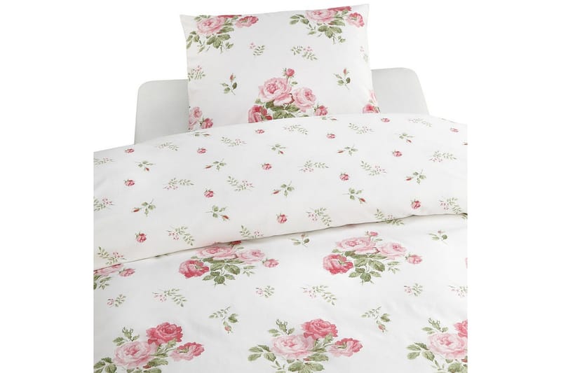 Dynetrekksett Enkeltseng 2-deler New Dawn Rosa, Rosa