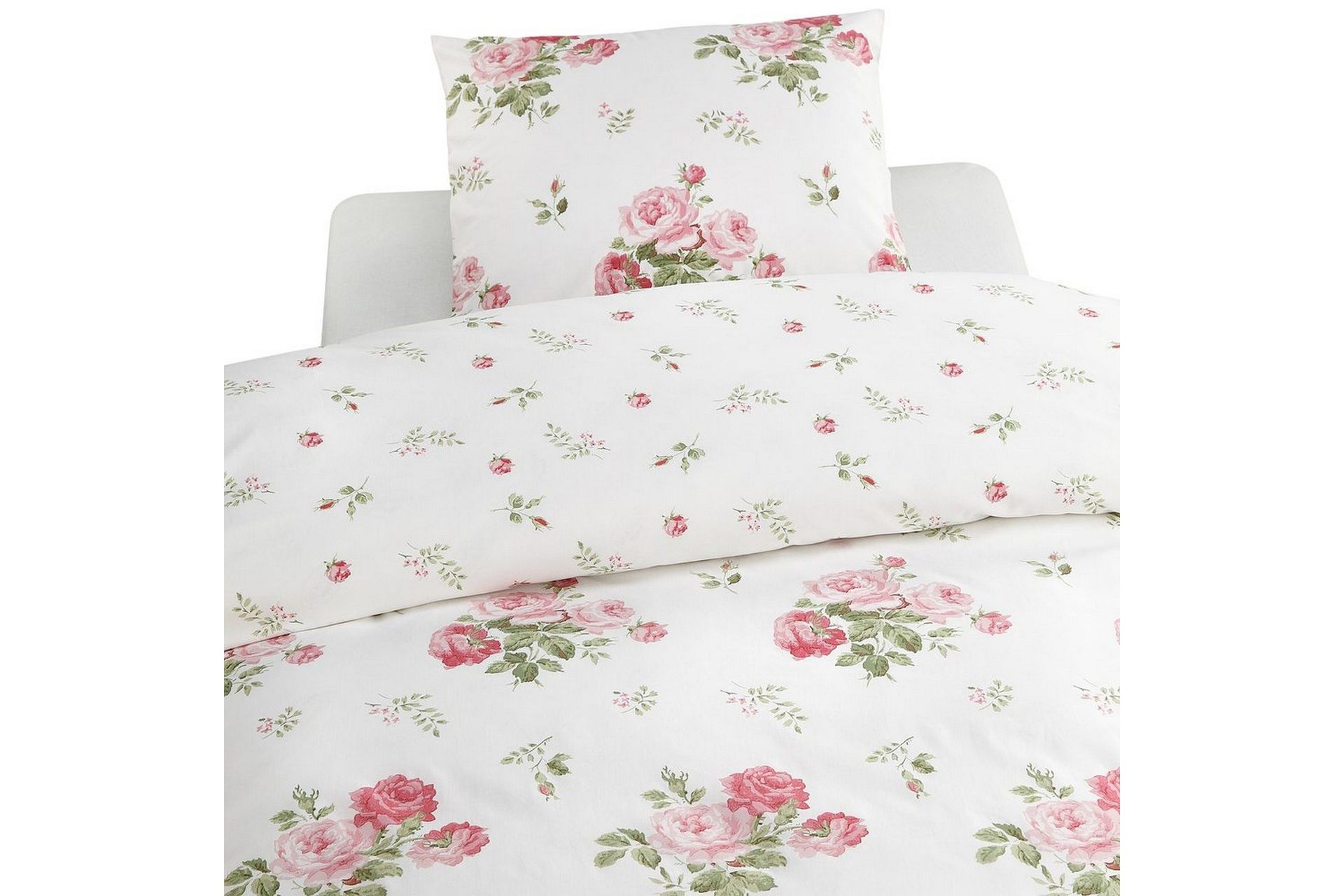 Dynetrekksett Enkeltseng 2-deler New Dawn Rosa - Rosa