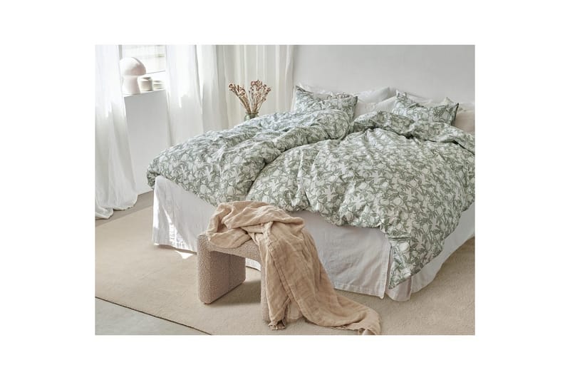 Dynetrekksett Enkeltseng 2-deler Pomegranate - Grønn - Tekstiler - Sengetøy - Sengetøysett & dynetrekksett