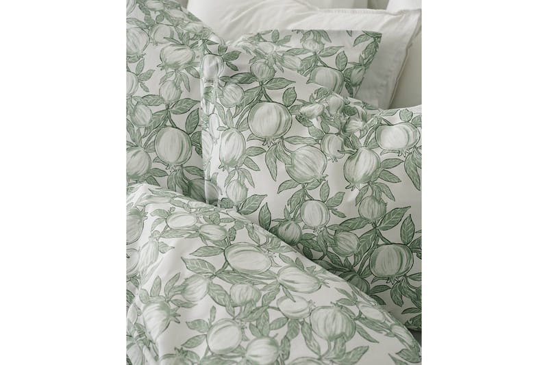 Dynetrekksett Enkeltseng 2-deler Pomegranate - Grønn - Tekstiler - Sengetøy - Sengetøysett & dynetrekksett