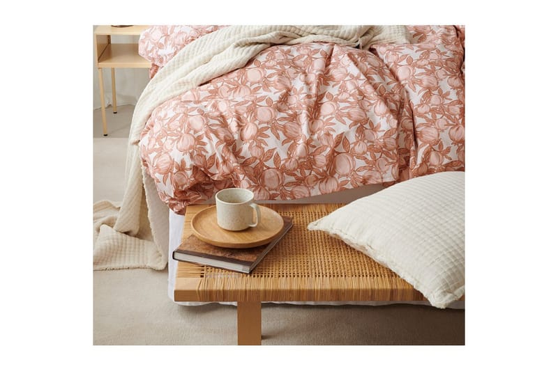 Dynetrekksett Enkeltseng 2-deler Pomegranate - Peach - Tekstiler - Sengetøy - Sengetøysett & dynetrekksett