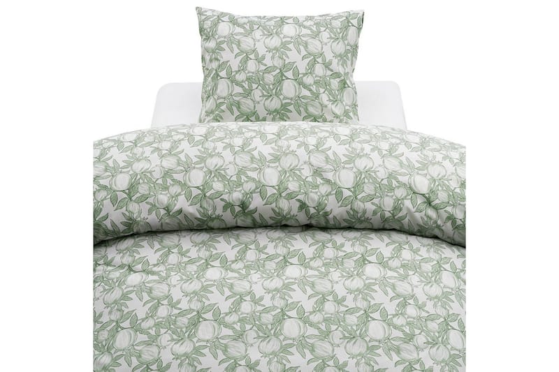 Dynetrekksett Enkeltseng 2-deler Pomegranate - Grønn - Tekstiler - Sengetøy - Dyne