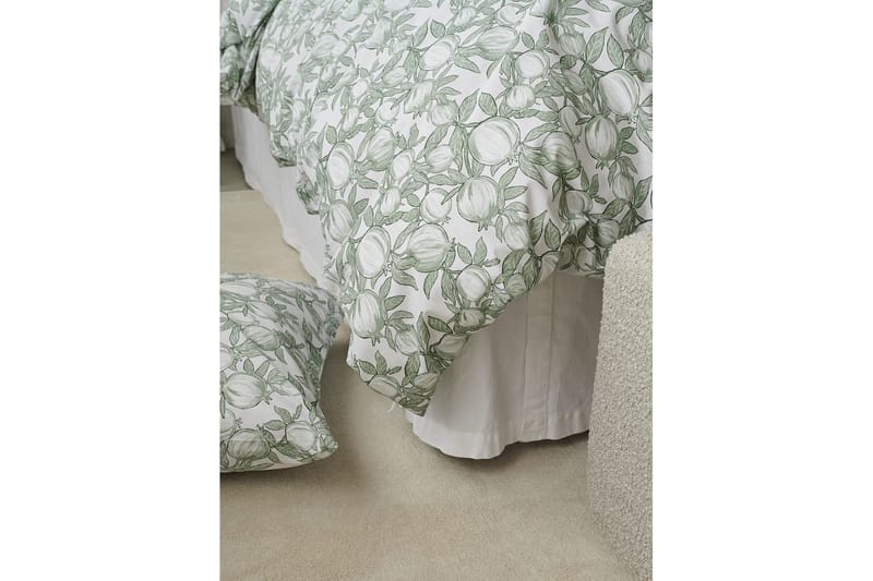 Dynetrekksett Enkeltseng 2-deler Pomegranate - Grønn - Tekstiler - Sengetøy - Dyne