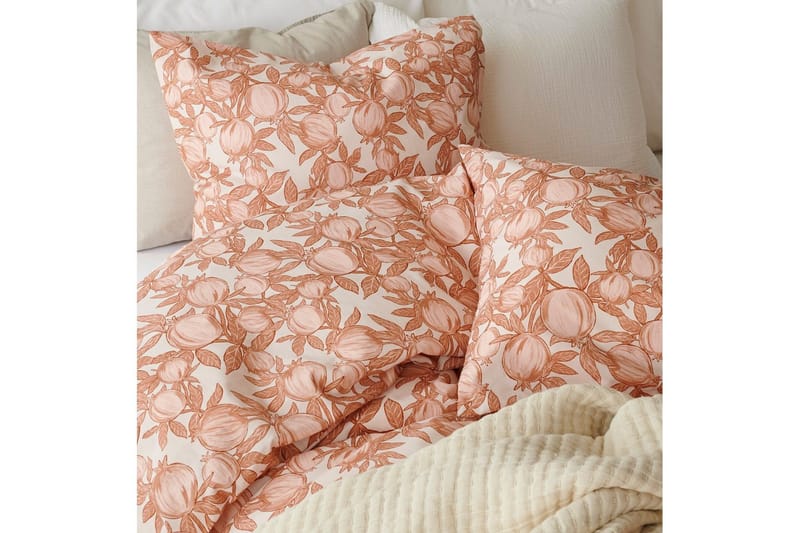 Dynetrekksett Enkeltseng 2-deler Pomegranate - Peach - Tekstiler - Sengetøy - Sengetøysett & dynetrekksett