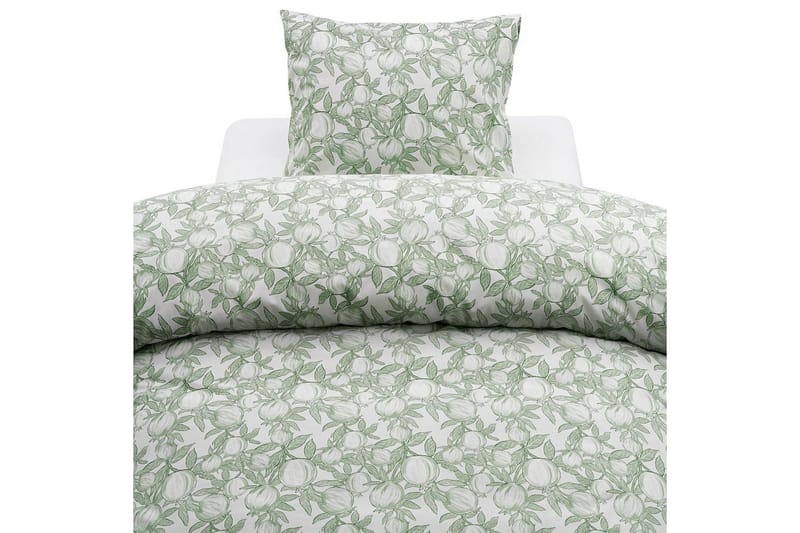 Dynetrekksett Enkeltseng 2-deler Pomegranate - Grønn - Tekstiler - Sengetøy - Sengetøysett & dynetrekksett