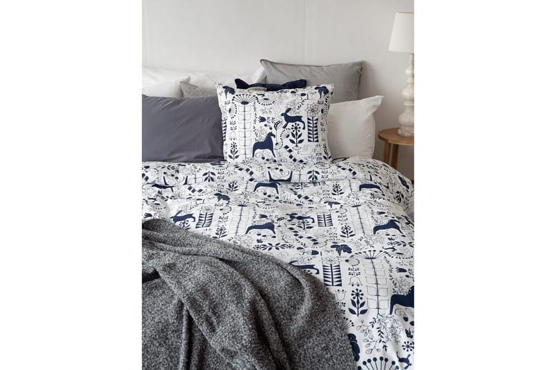 Dynetrekksett Enkeltseng 2-Delers Äppelbo - Marineblå - Tekstiler - Sengetøy - Sengetøysett & dynetrekksett