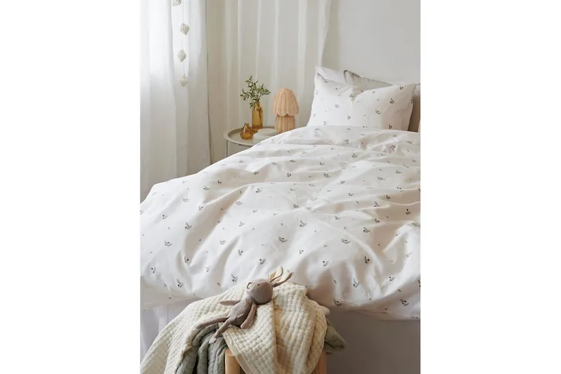 Dynetrekksett Enkeltseng 2-Delers Alvin Beige - Tekstiler - Sengetøy - Dyne