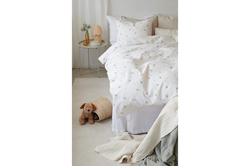 Dynetrekksett Enkeltseng 2-Delers Alvin Beige - Tekstiler - Sengetøy - Dyne