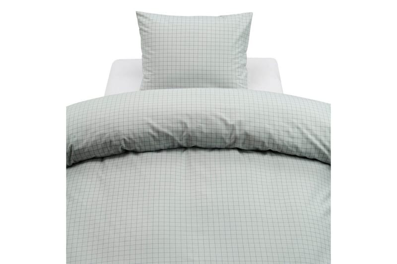 Dynetrekksett Enkeltseng 2-Delers Birger Flanell - Grønn - Tekstiler - Sengetøy - Sengetøysett & dynetrekksett