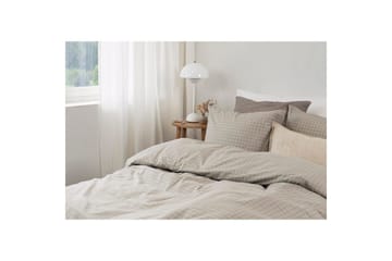 Dynetrekksett Enkeltseng 2-Delers Birger Flanell - Greige - Tekstiler - Sengetøy - Sengetøysett & dynetrekksett
