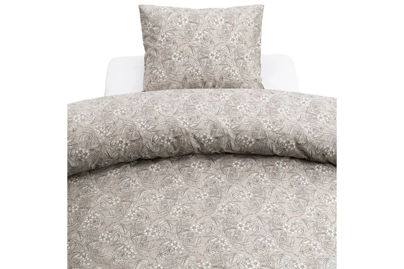 Dynetrekksett Enkeltseng 2-Delers Blackberry, Brun