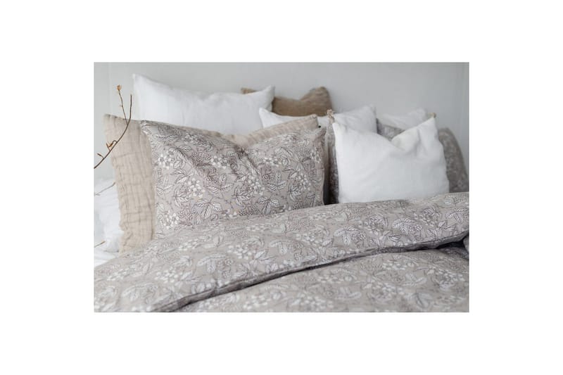 Dynetrekksett Enkeltseng 2-Delers Blackberry - Brun - Tekstiler - Sengetøy - Sengetøysett & dynetrekksett