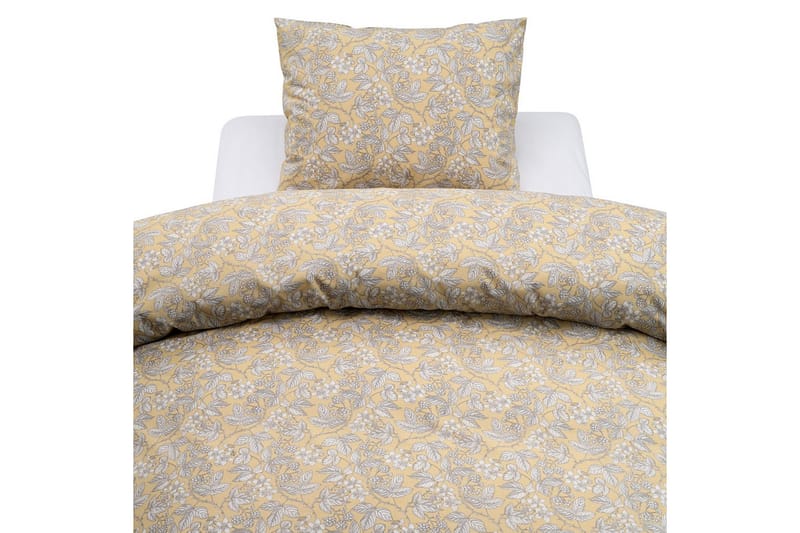 Dynetrekksett Enkeltseng 2-Delers Blackberry - Gul - Tekstiler - Sengetøy - Sengetøysett & dynetrekksett