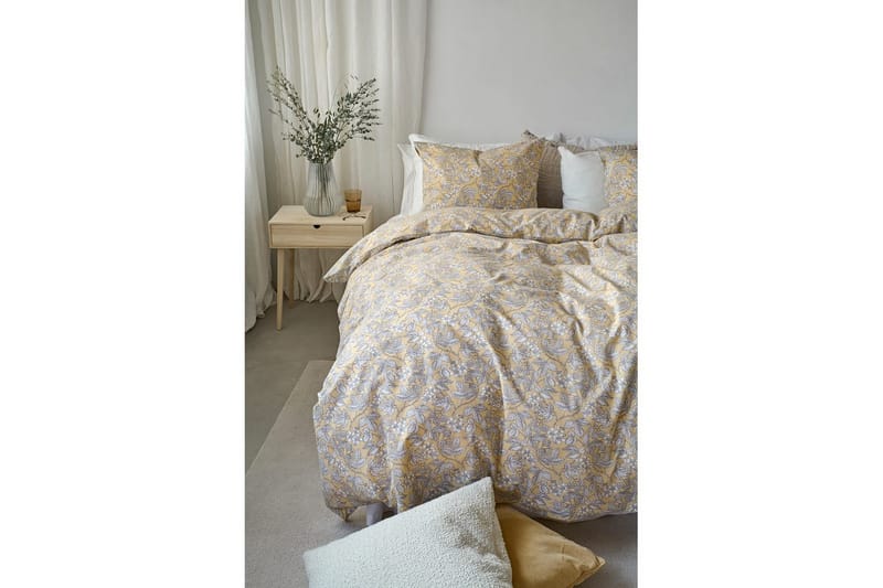 Dynetrekksett Enkeltseng 2-Delers Blackberry - Gul - Tekstiler - Sengetøy - Sengetøysett & dynetrekksett