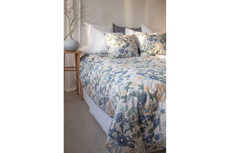 Dynetrekksett Enkeltseng 2-Delers Blombacken - Blå - Tekstiler - Sengetøy - Sengetøysett & dynetrekksett