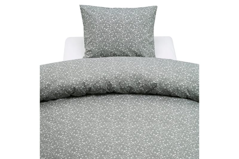 Dynetrekksett Enkeltseng 2-Delers Rita Flower Grønn, undefined