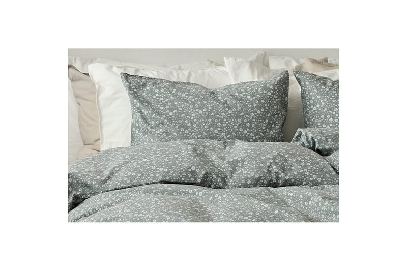 Dynetrekksett Enkeltseng 2-Delers Rita Flower Grønn - Tekstiler - Sengetøy - Sengetøysett & dynetrekksett