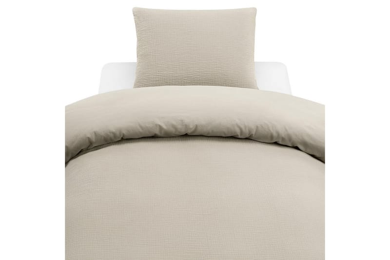 Dynetrekksett Enkeltseng 2-Delers Rolling, Sand