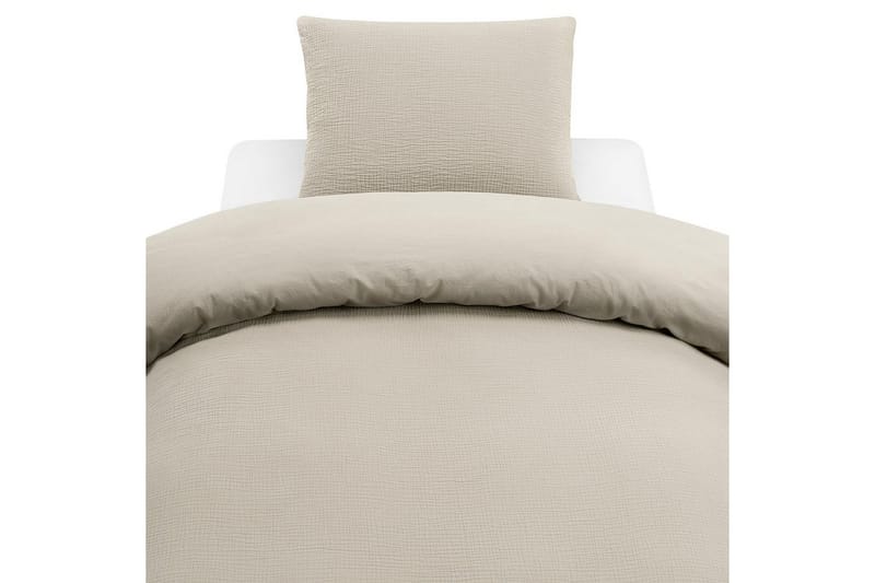 Dynetrekksett Enkeltseng 2-Delers Rolling, Sand