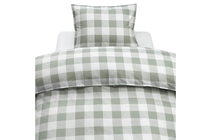 Dynetrekksett Enkeltseng 2-Delers Ruta Grønn, undefined