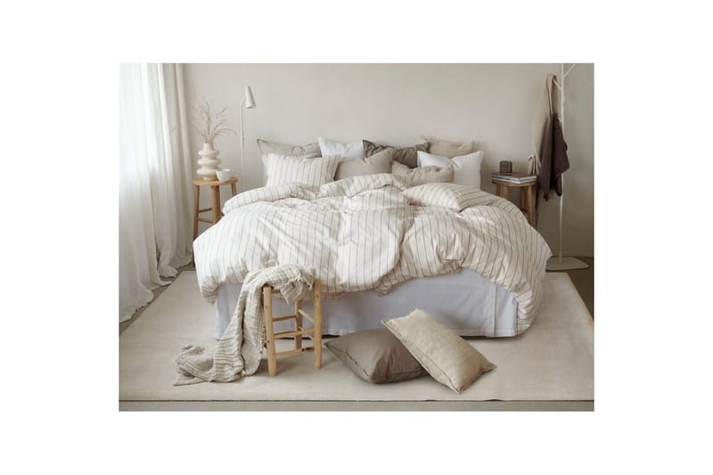 Dynetrekksett Enkeltseng 2-Delers Saga - Lin - Tekstiler - Sengetøy - Sengetøysett & dynetrekksett