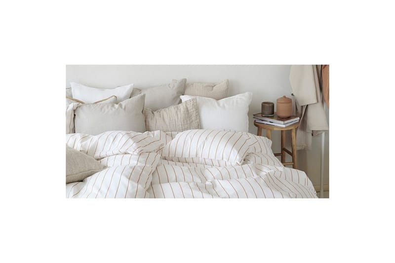 Dynetrekksett Enkeltseng 2-Delers Saga - Oransje - Tekstiler - Sengetøy - Sengetøysett & dynetrekksett