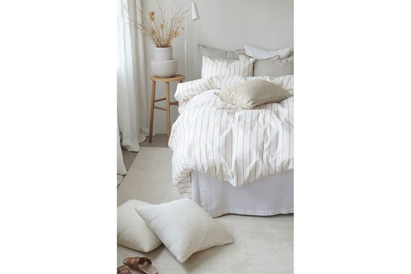 Dynetrekksett Enkeltseng 2-Delers Saga - Oransje - Tekstiler - Sengetøy - Sengetøysett & dynetrekksett