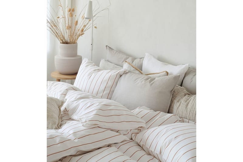 Dynetrekksett Enkeltseng 2-Delers Saga - Oransje - Tekstiler - Sengetøy - Sengetøysett & dynetrekksett