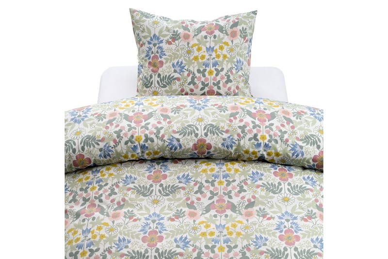 Dynetrekksett Enkeltseng 2-Delers Sommerblomster Multi, undefined