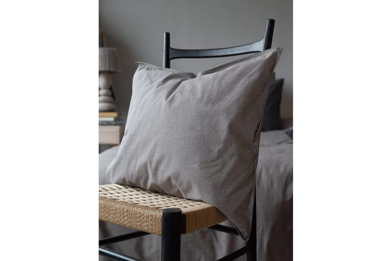 Dynetrekksett Enkeltseng 2-Delers Vasket - Brun - Tekstiler - Sengetøy - Sengetøysett & dynetrekksett