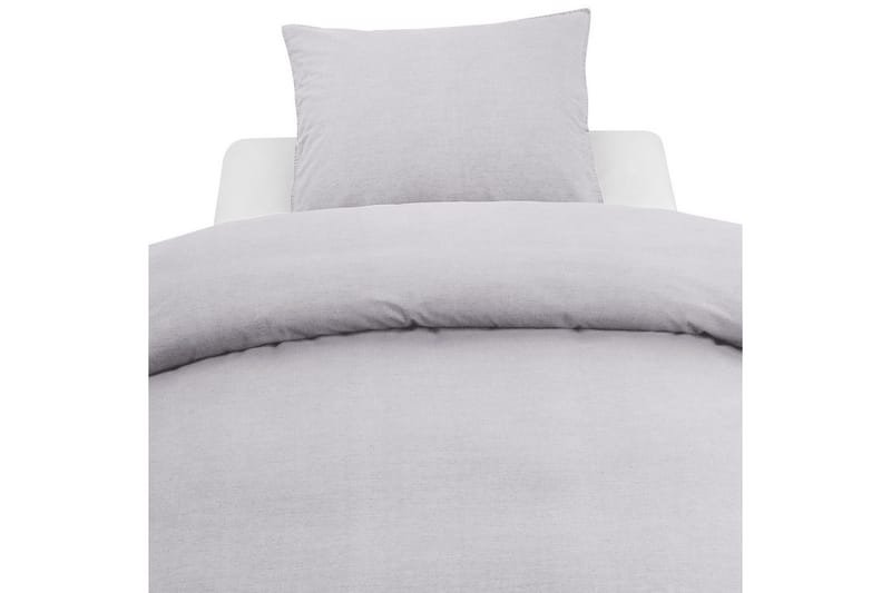 Dynetrekksett Enkeltseng 2-Delers Vasket, Lilla